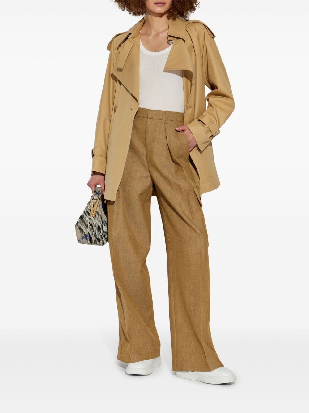 Coats Burberry Coats Beige Brand