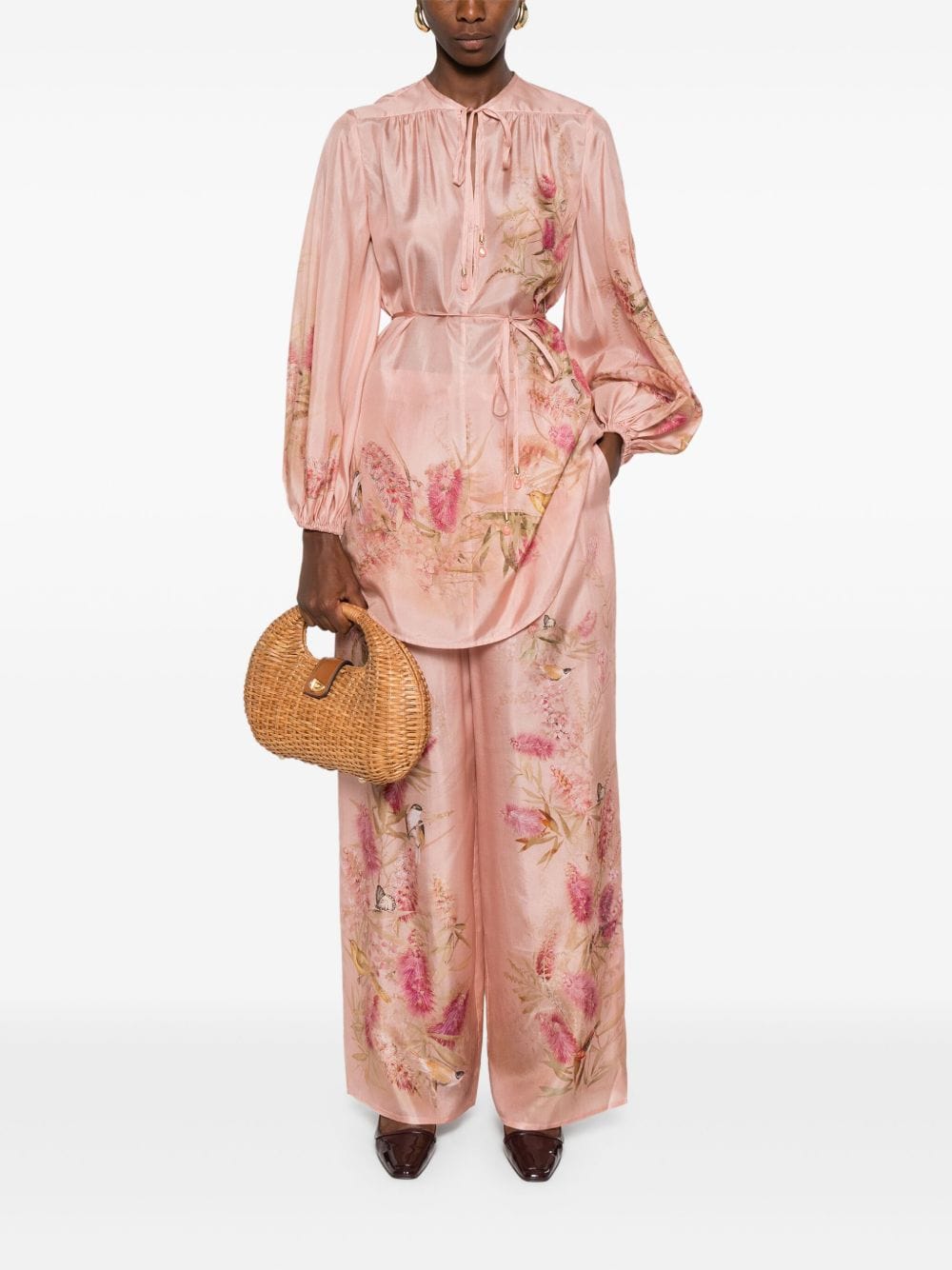Trousers Zimmermann Trousers Pink Brand