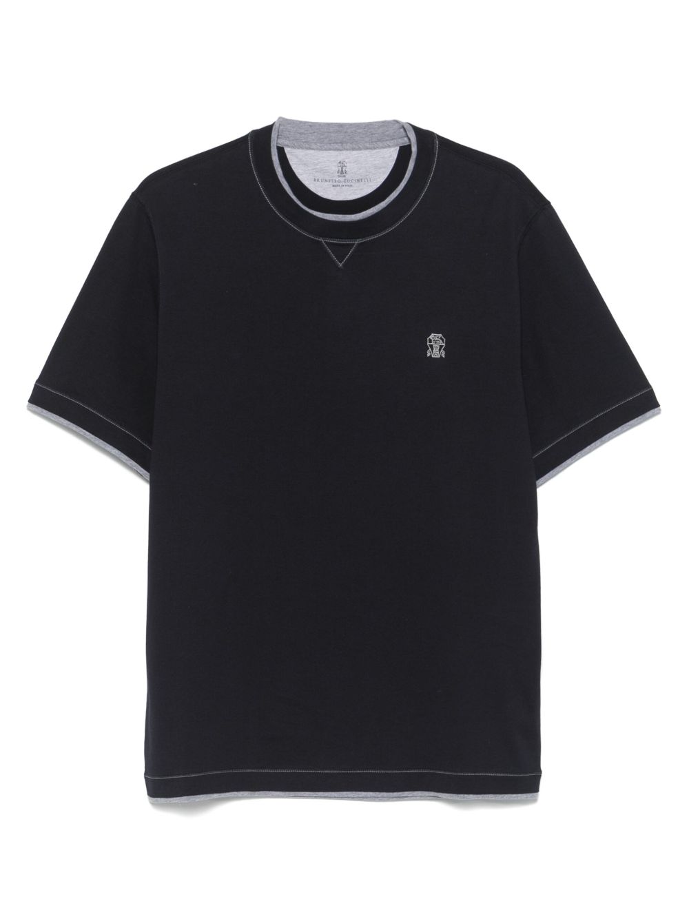 Brunello Cucinelli T-shirts and Polos Blue