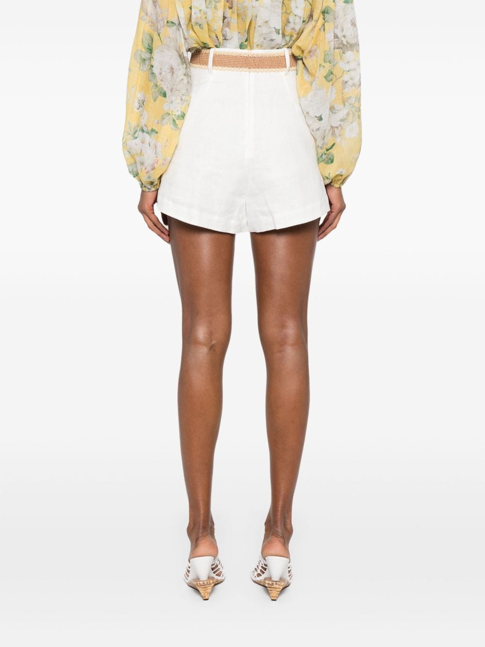Short trousers 0 Zimmermann Shorts Ivory Brand
