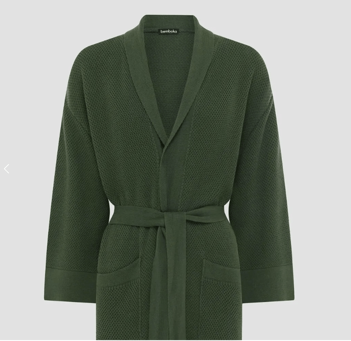 Bathrobes Bemboka Pure Cotton Knitted Bathrobes Brand