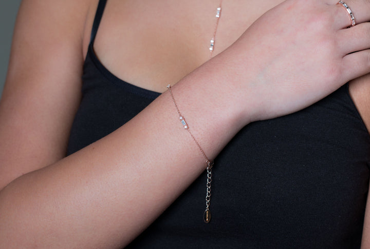 Georgini Bracelet Georgini The Layered Edit Tolu Bracelet Rose Gold Brand