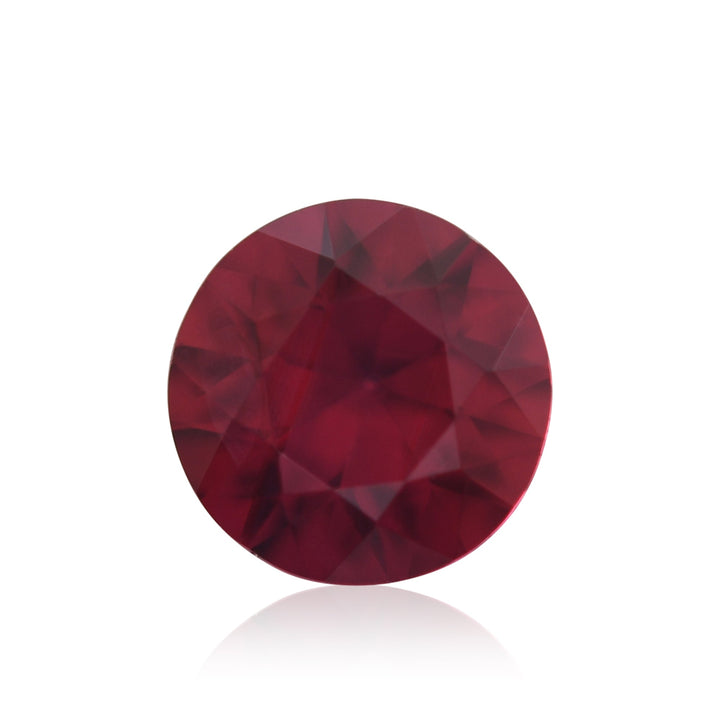 0.52 Carat Red MOZAMBIQUE Round Ruby