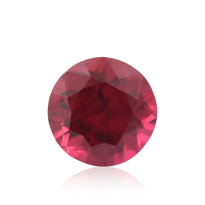0.66 Carat Red MOZAMBIQUE Round Ruby