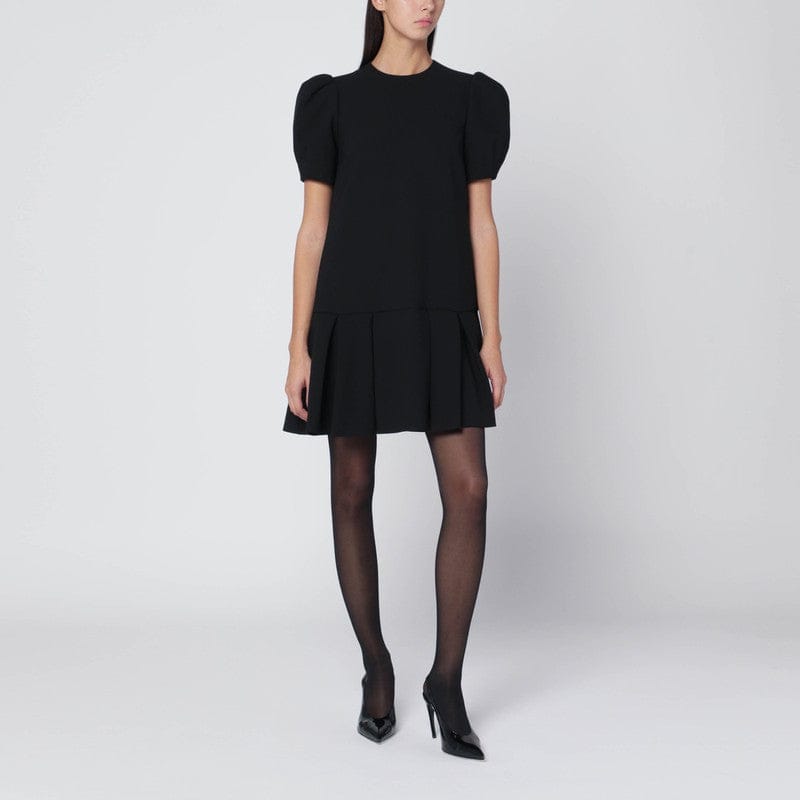 Dresses Moschino - Black mini dress with pleats - 40 IT Brand