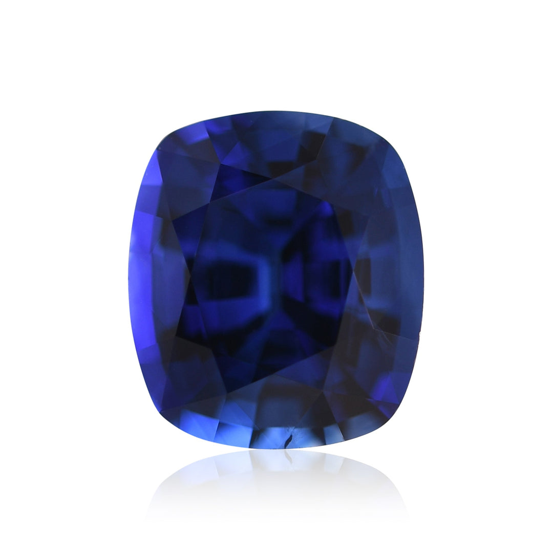 1.55 Carat Blue SRI LANKAN Cushion Sapphire