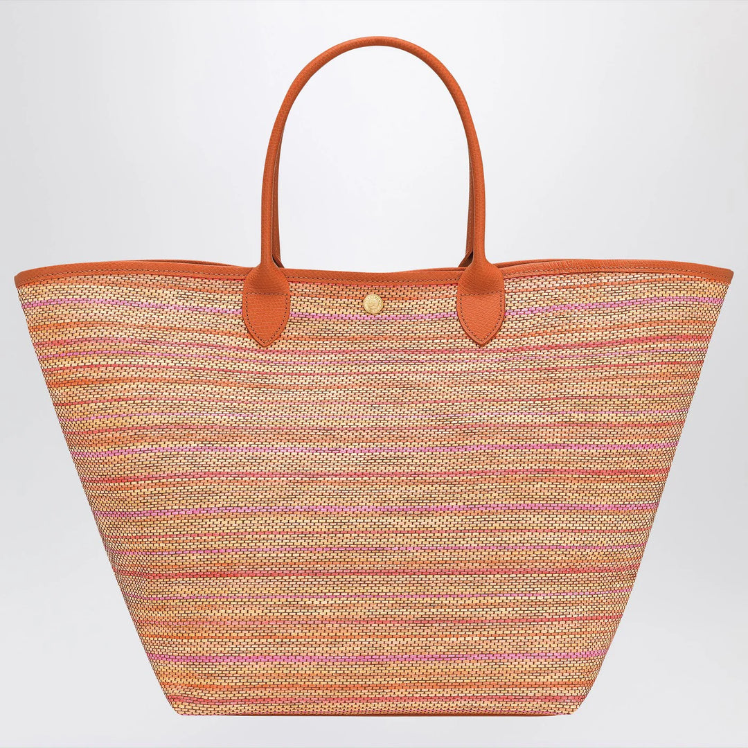 Longchamp - L Le Pliage Collection basket bag in rainbow canvas