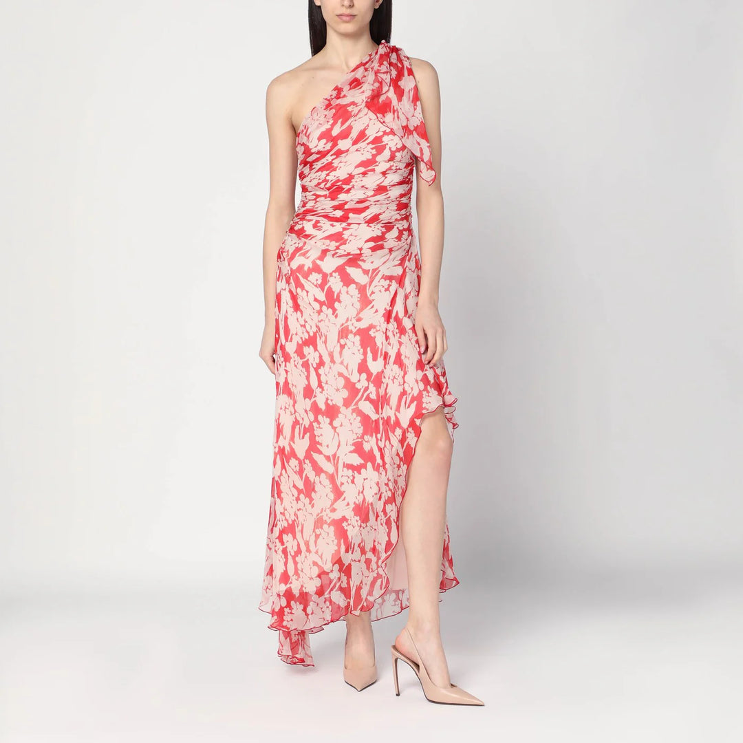 Victoria Beckham - One-shoulder draped midi dress