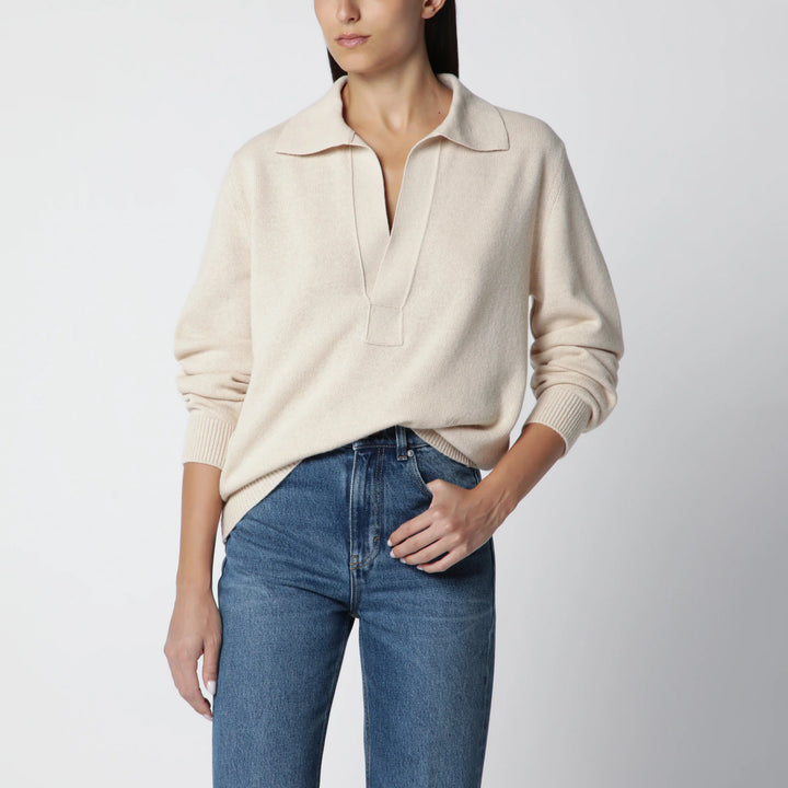 Victoria Beckham - Genevieve sweater in Elderflower cashmere blend