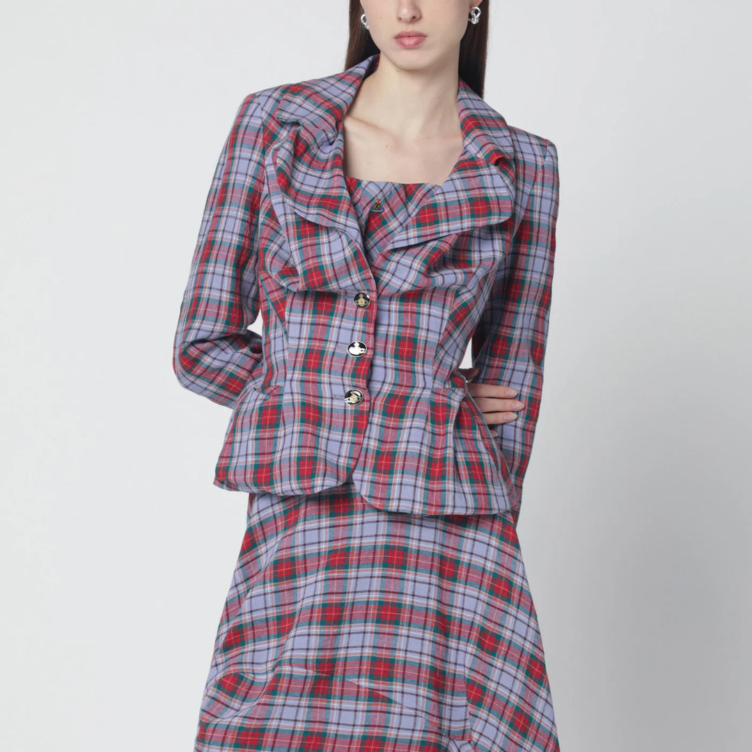 Vivienne Westwood - Drunken jacket with tartan pattern