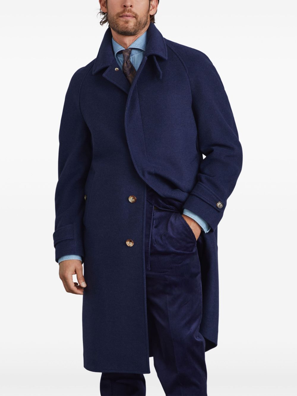 Brunello Cucinelli Coats Blue