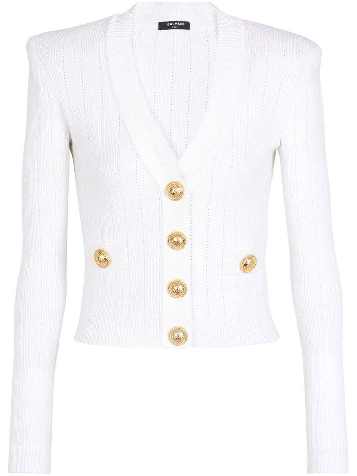 Balmain Sweaters White