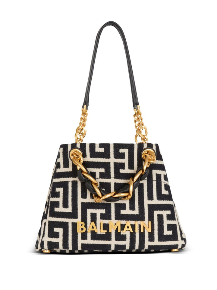 Balmain Monogram Jacquard Bag