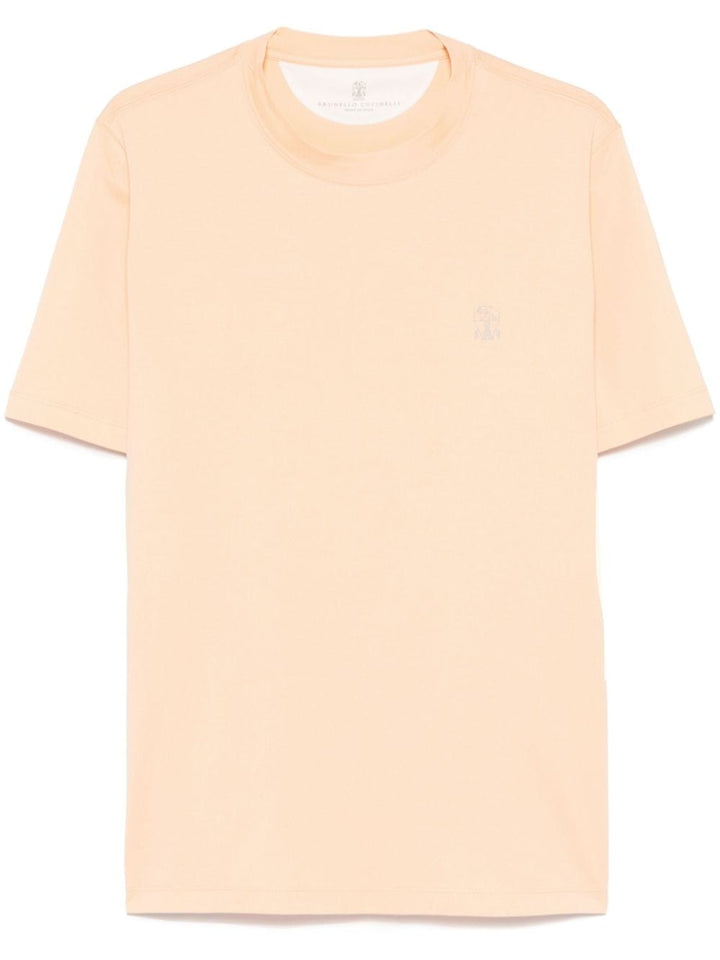 Brunello Cucinelli T-shirts and Polos Orange