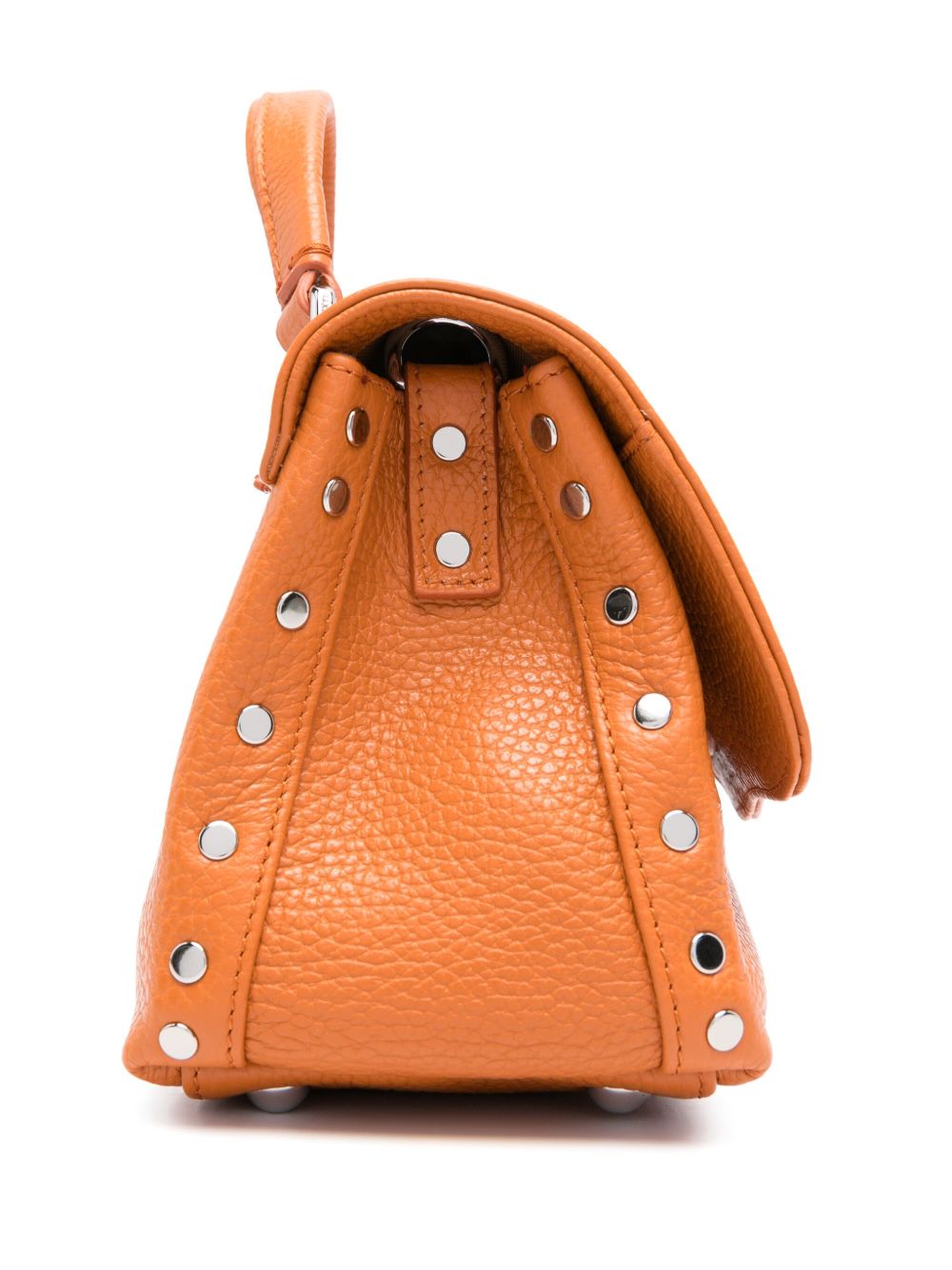 Zanellato Orange Foldover Top Bag