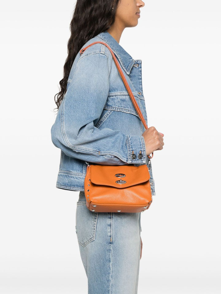 Zanellato Orange Foldover Top Bag