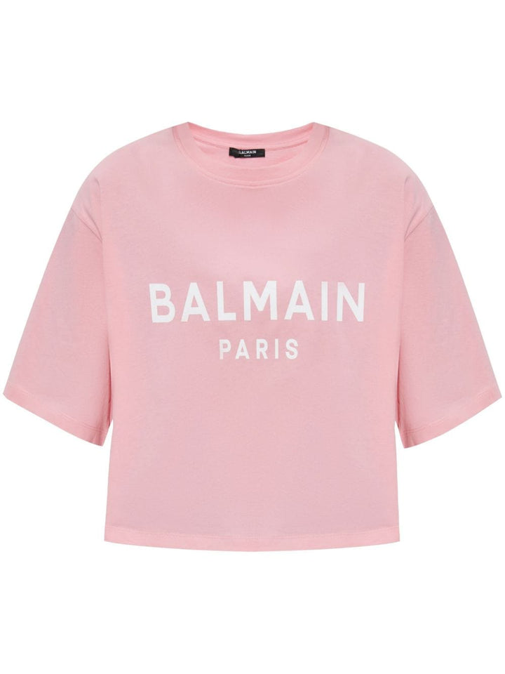 Balmain T-shirts and Polos Pink