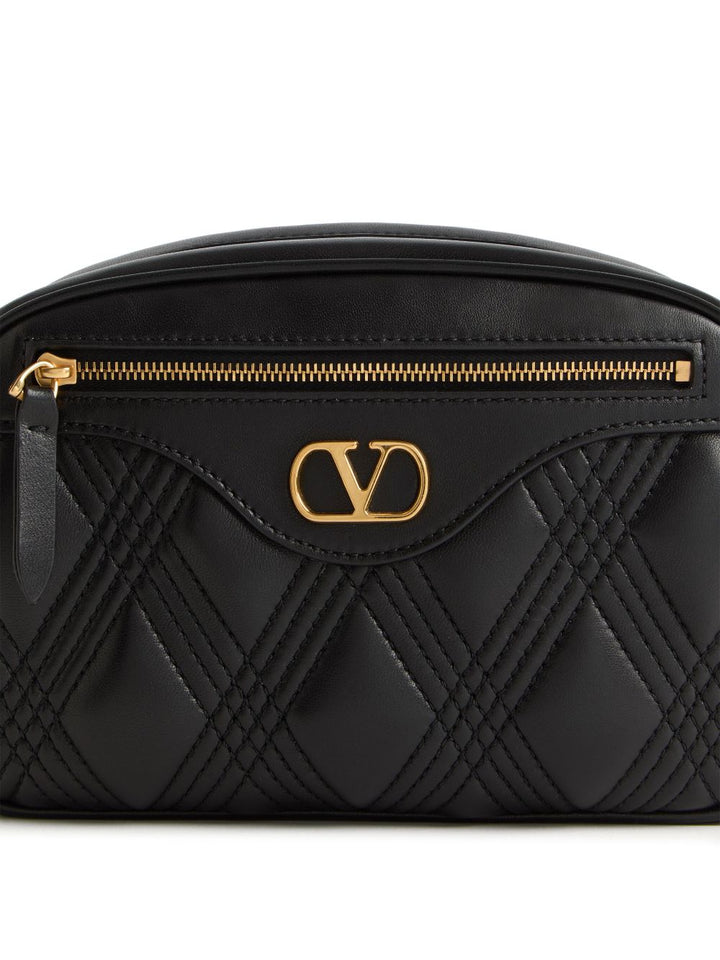 Valentino Garavani Quiltie 67 Leather Camera Bag