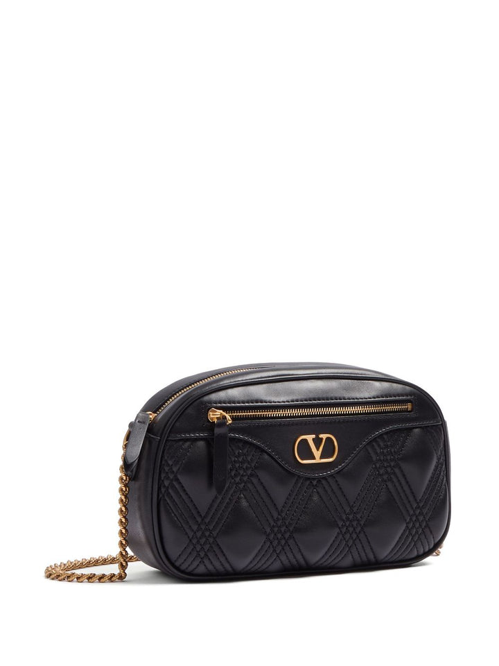 Valentino Garavani Quiltie 67 Leather Camera Bag