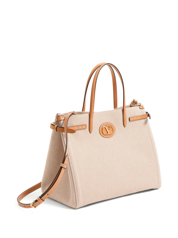 Valentino Garavani Antibes Medium Canvas Shopping Bag