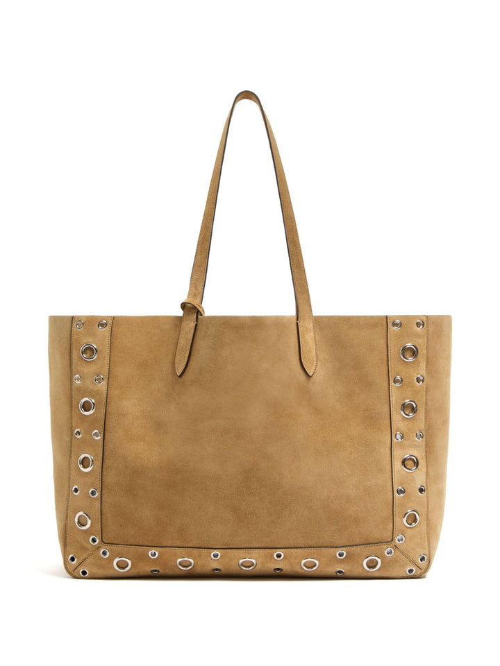 Valentino Garavani Nellcôte Suede Large Shopping Bag