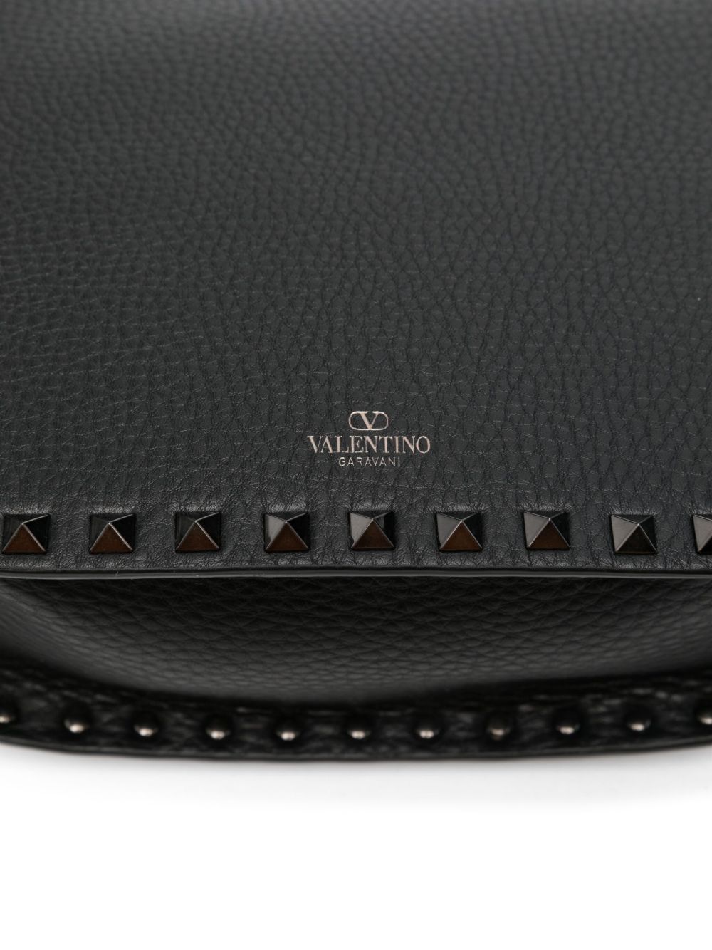 Valentino Garavani Rockstud Leather Hobo Bag