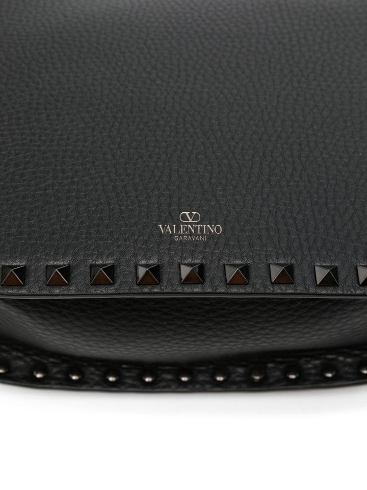 Valentino Garavani Rockstud Leather Hobo Bag