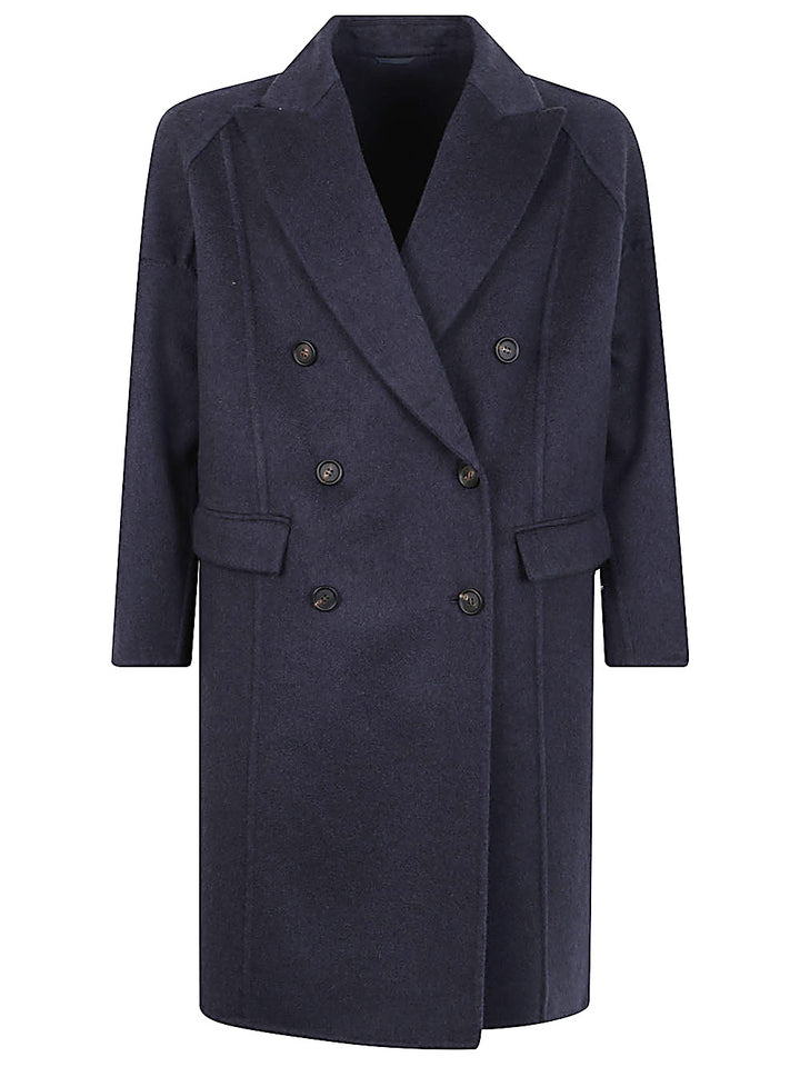Brunello Cucinelli Coats Blue