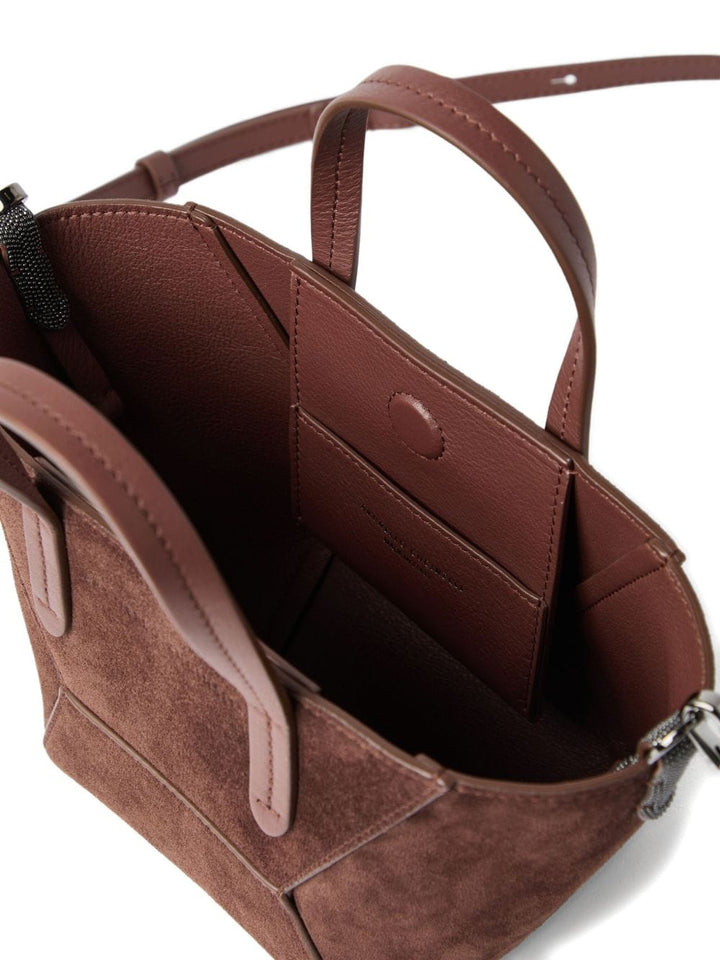 Shopper UNI Brunello Cucinelli Bag Bordeaux Brand