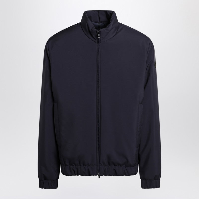 Moncler Short down jacket Luserna blue