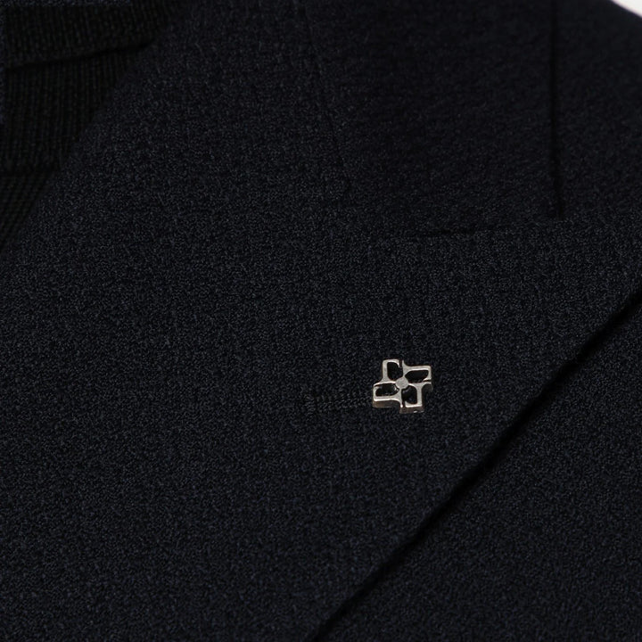 Tagliatore - Blue double-breasted wool jacket
