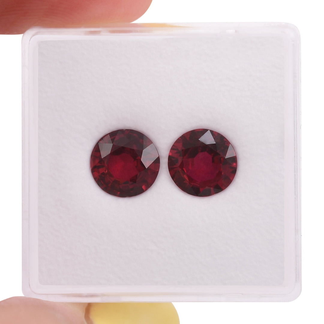 2.63 Carat Red MOZAMBIQUE Round Ruby CD