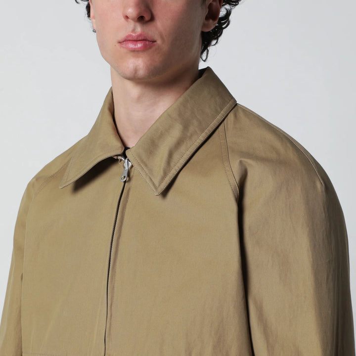 Dries Van Noten - Beige cotton-blend zip-up jacket