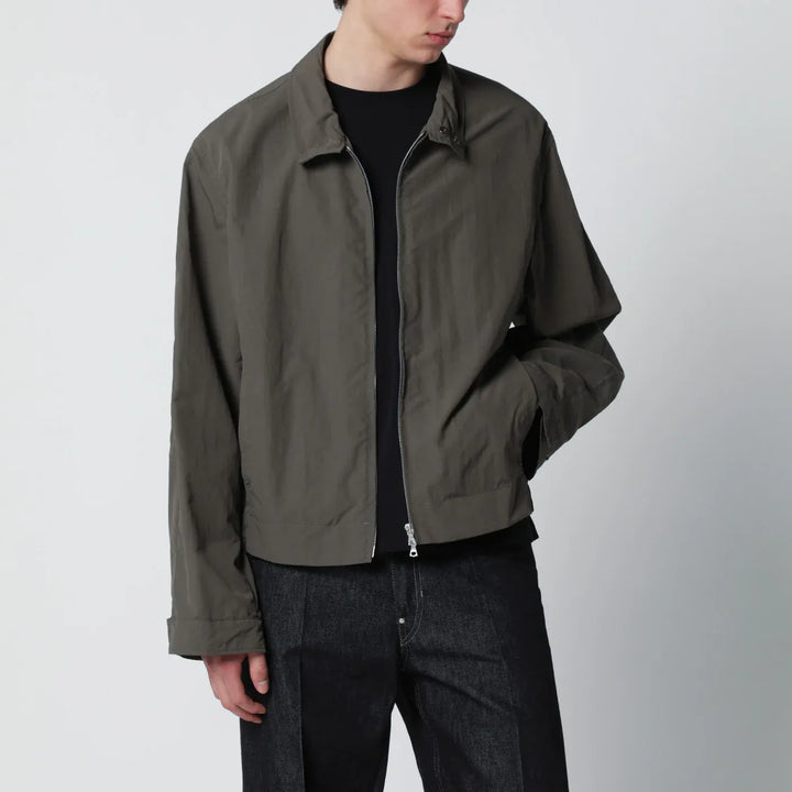 Dries Van Noten - Khaki zip-up jacket Brand Coats &amp; Jackets M