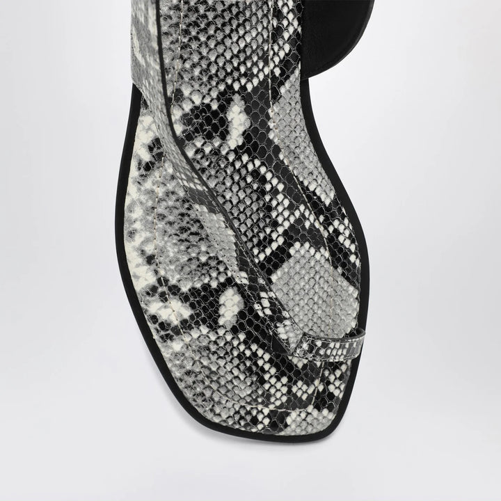 A.EMERY - The Heidi Sandals snake-effect in leather