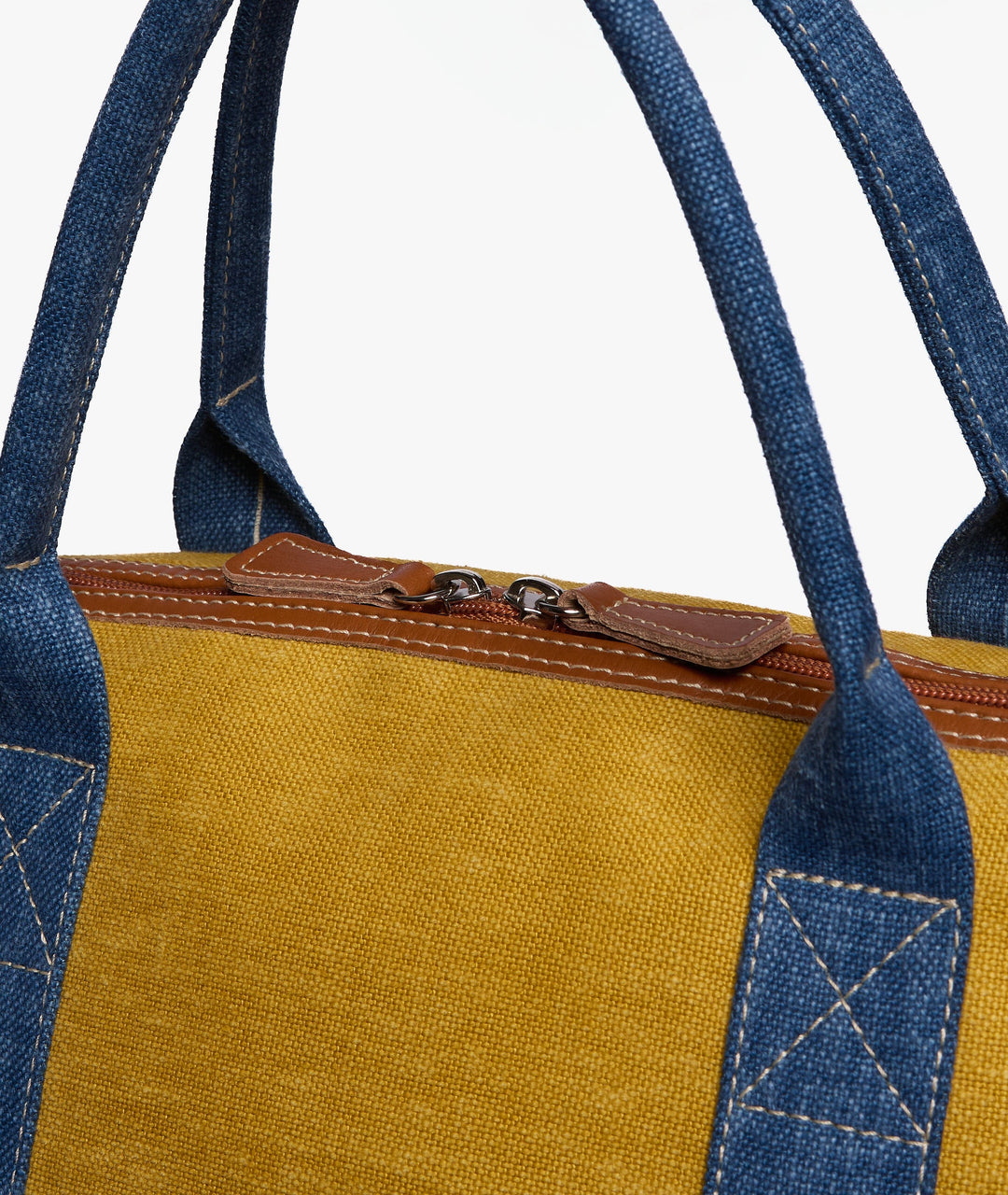 Duffel Bag My Style Bags London Procida Travel Duffle Bag in Ochre/Denim Brand