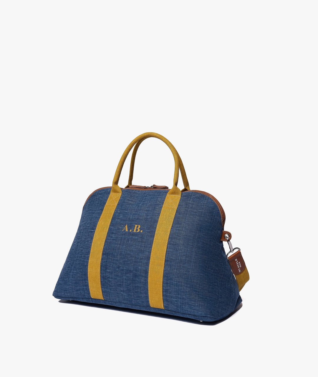 Duffel Bag My Style Bags London Procida Travel Duffle Bag in Denim/Ochre Brand