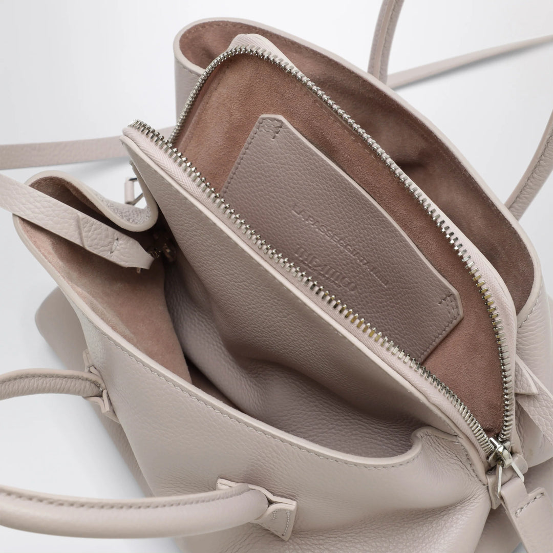 The Attico - Light Mauve grain leather La Passeggiata Mini bag
