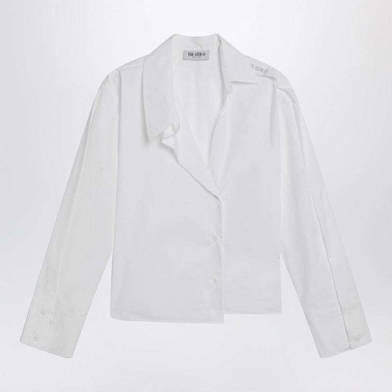 Shirts & Tops The Attico - White asymmetric cotton shirt - 42 IT Brand