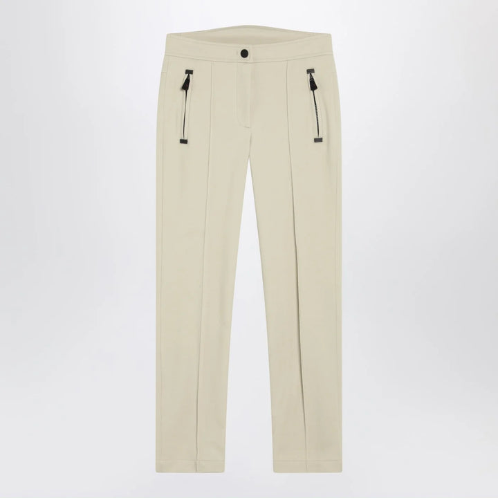 Moncler Grenoble - Ivory slim trousers in GORE-TEX