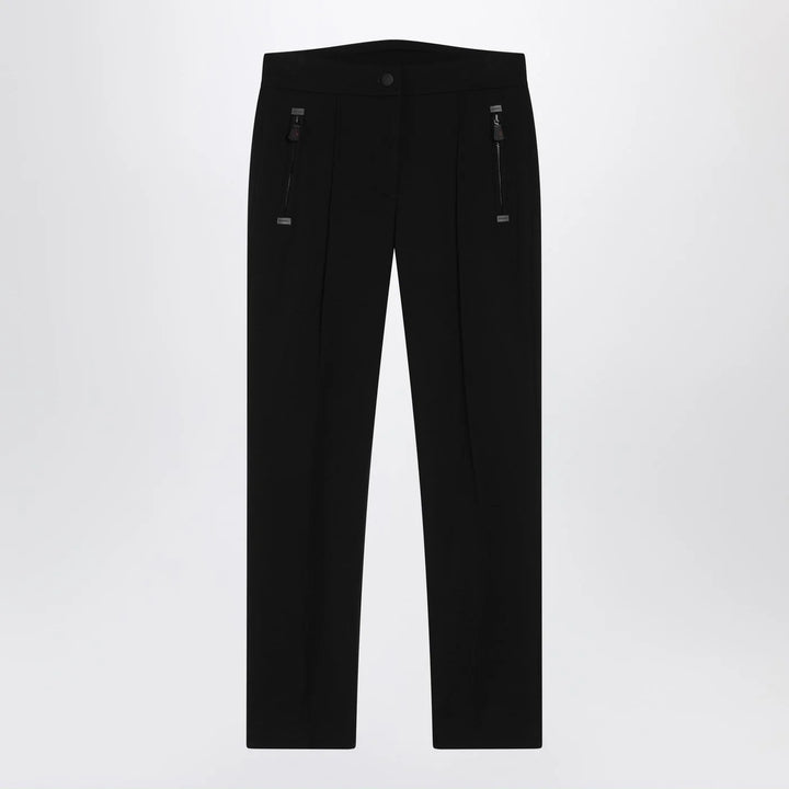 Moncler Grenoble - Black slim trousers in GORE-TEX