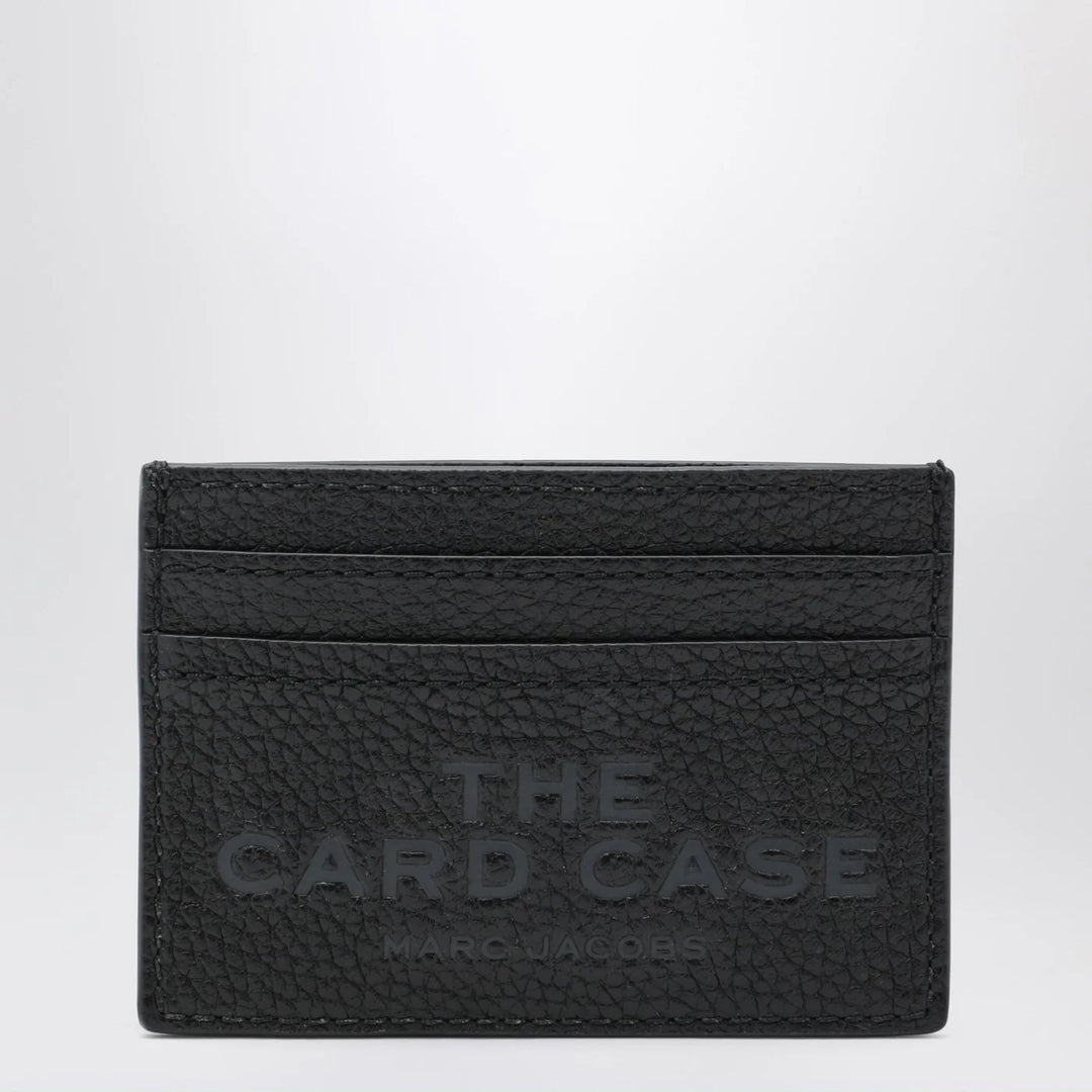 Marc Jacobs - Black full-grain leather cardholder