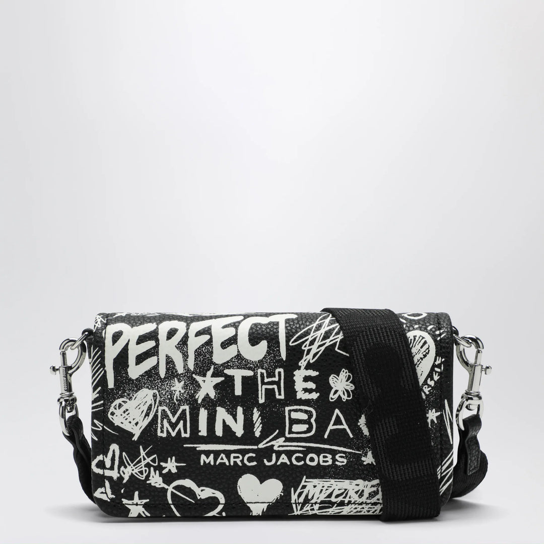 Marc Jacobs - Mini shoulder bag black with punk lettering