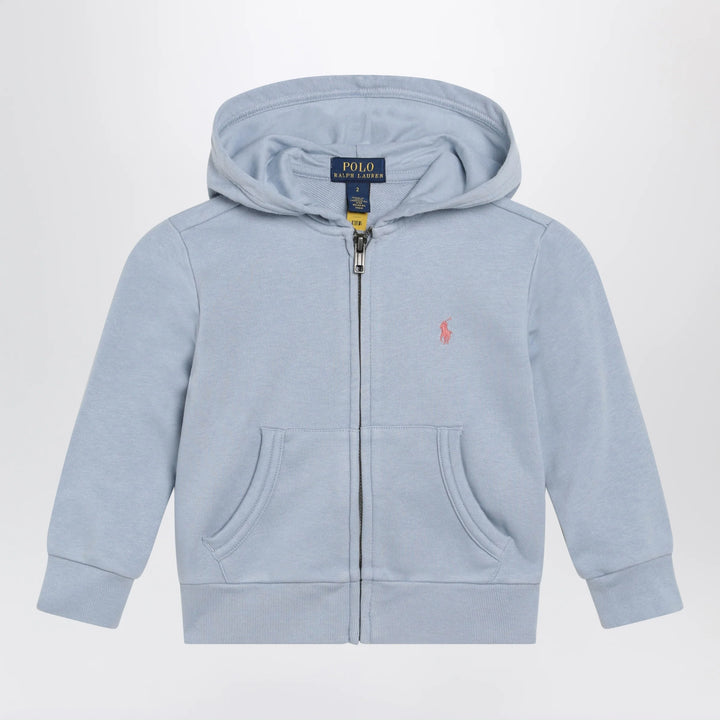 Polo Ralph Lauren - Light blue zip hoodie