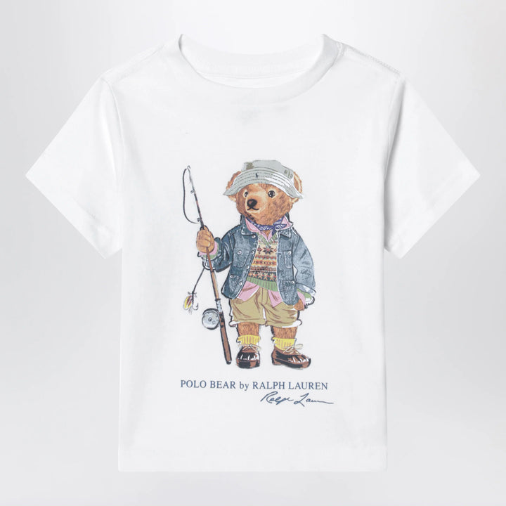 Polo Ralph Lauren - White cotton Polo Bear T-shirt