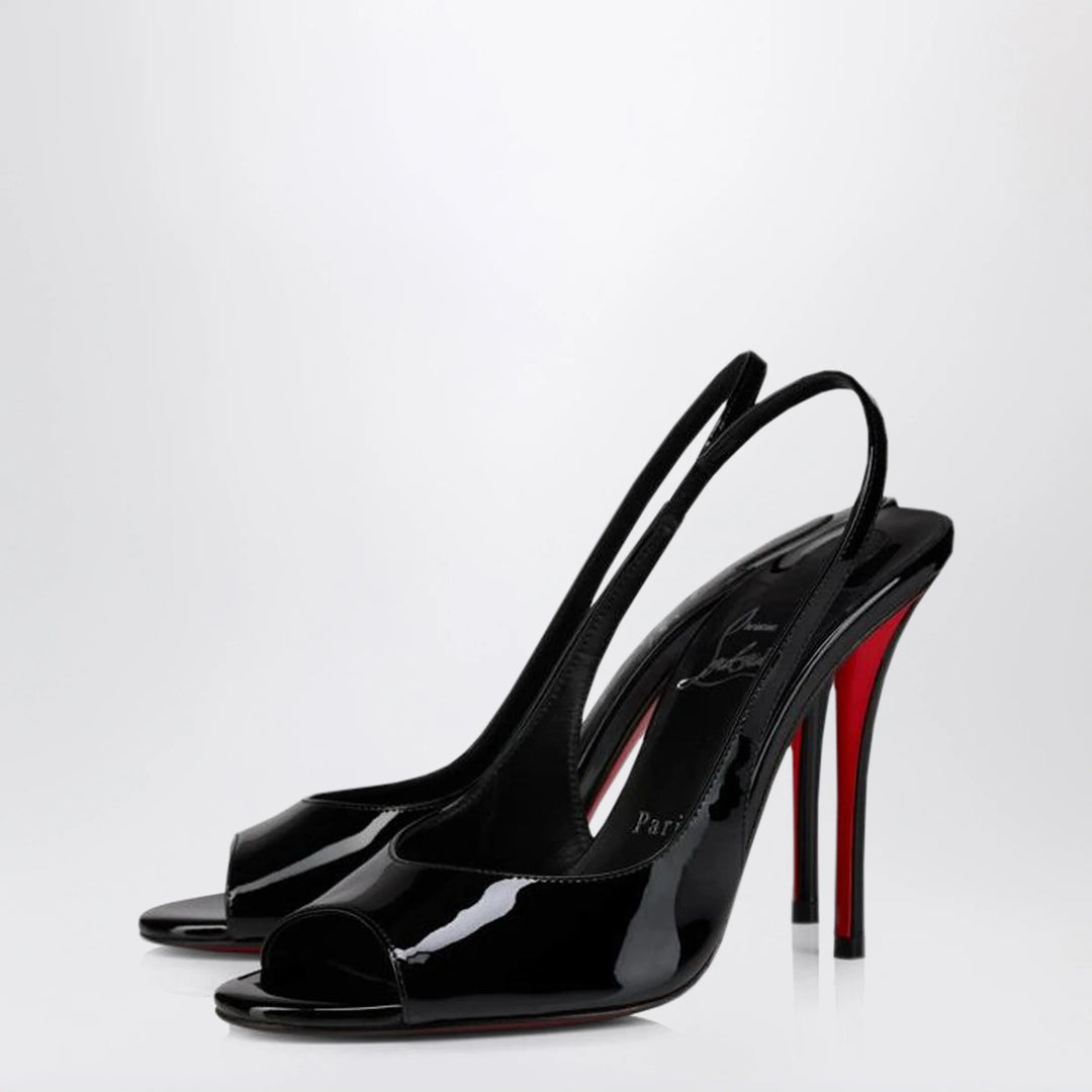 Christian Louboutin - Sofia Z slingback pumps in black patent leather
