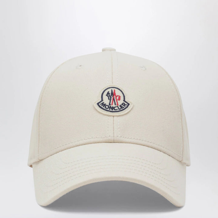 Moncler - Beige baseball cap with logo