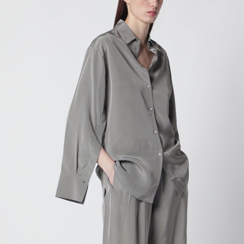 Shirts & Tops Róhe - Light grey striped oversized shirt - 36 FR Brand