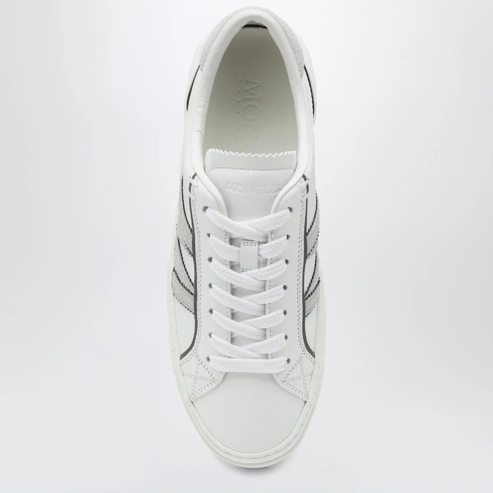 Moncler - White leather Monaco2 Sneakers