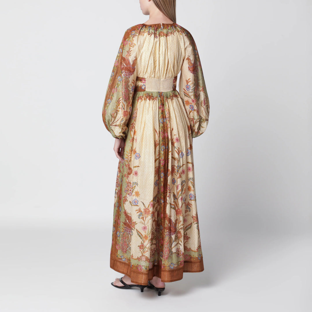 ZIMMERMANN - Cream cotton and silk Indra maxi dress